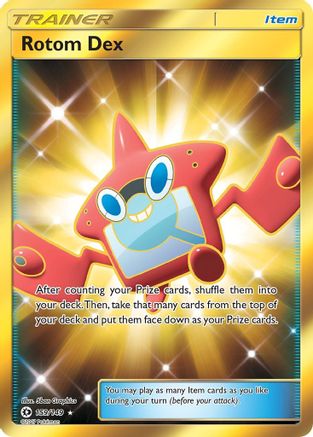 Rotom Dex (Secret) 159  - Holofoil - Secret Rare