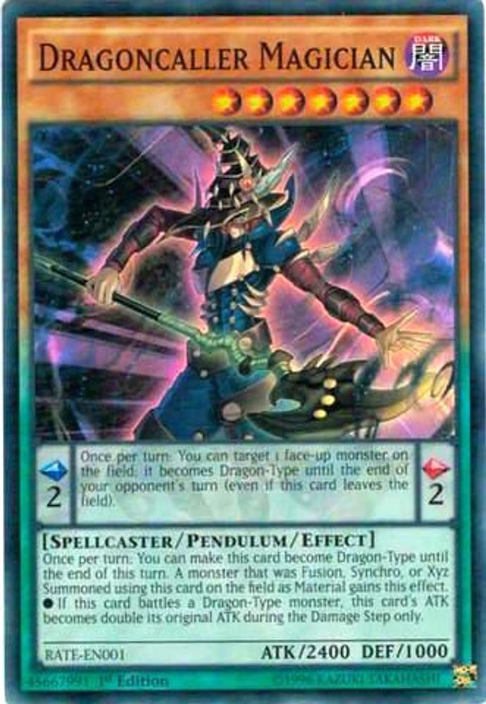 Dragoncaller Magician (RATE-EN001) - Super Rare