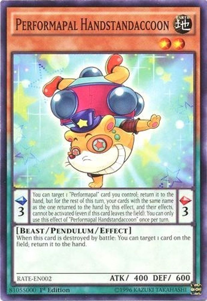 Performapal Handstandaccoon (RATE-EN002) - Common