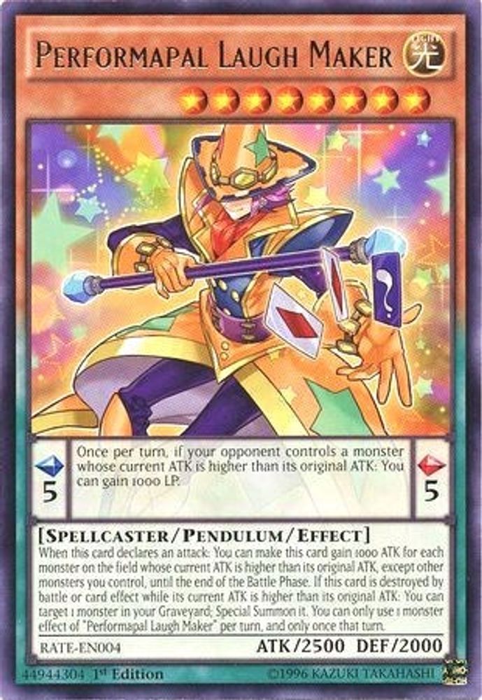 Performapal Laugh Maker (RATE-EN004) - Rare