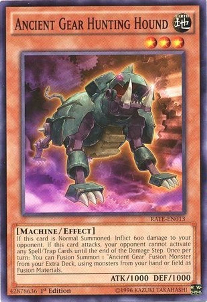 Ancient Gear Hunting Hound (RATE-EN013) - Common