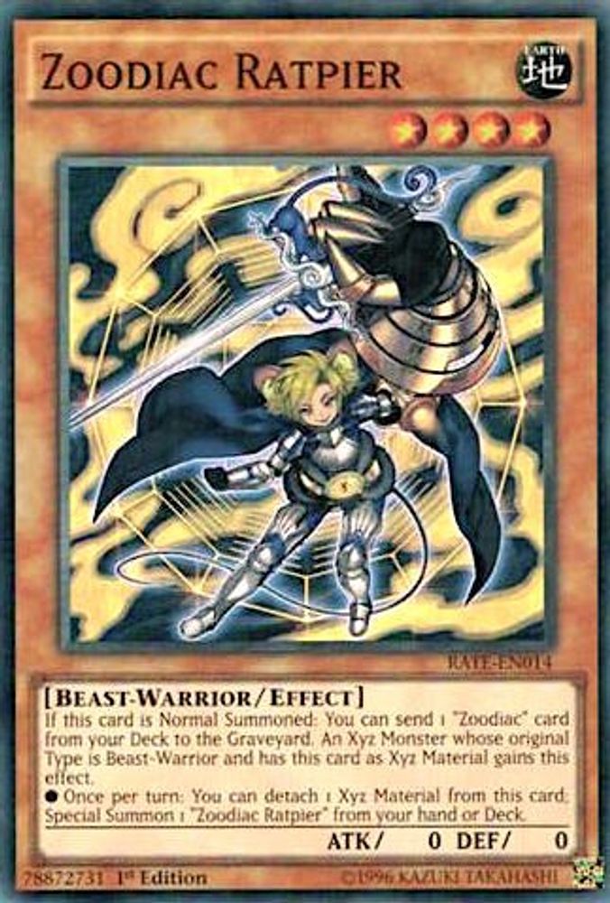 Zoodiac Ratpier (RATE-EN014) - Super Rare
