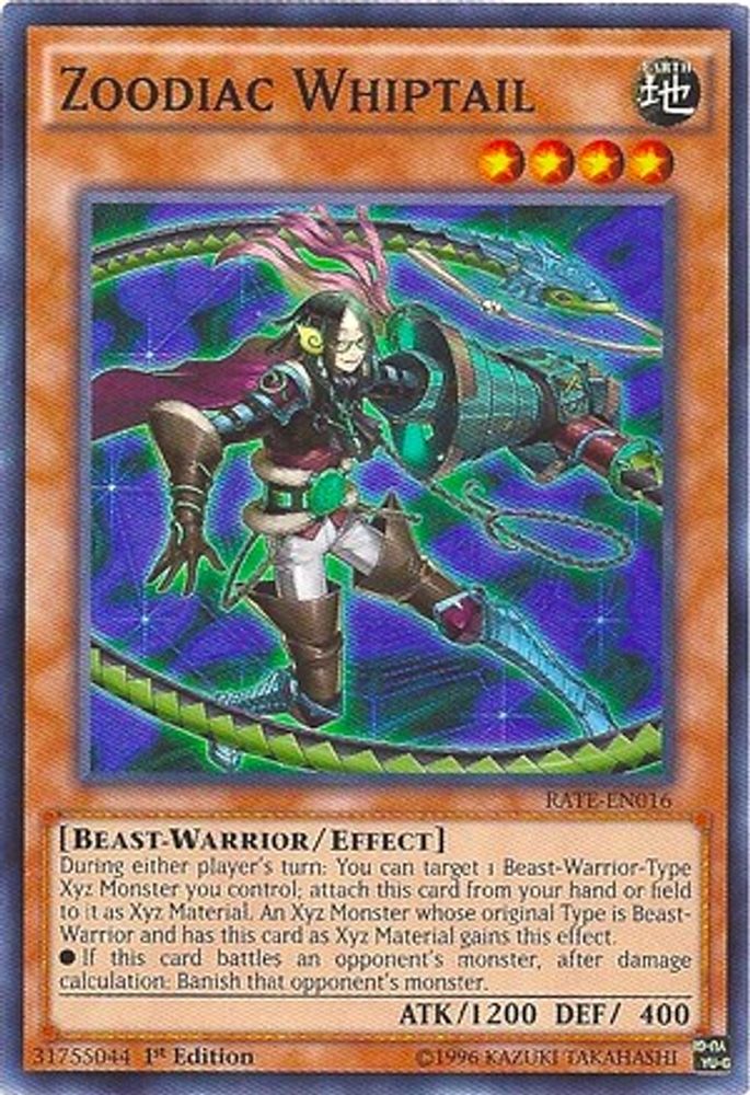 Zoodiac Whiptail (RATE-EN016) - Super Rare