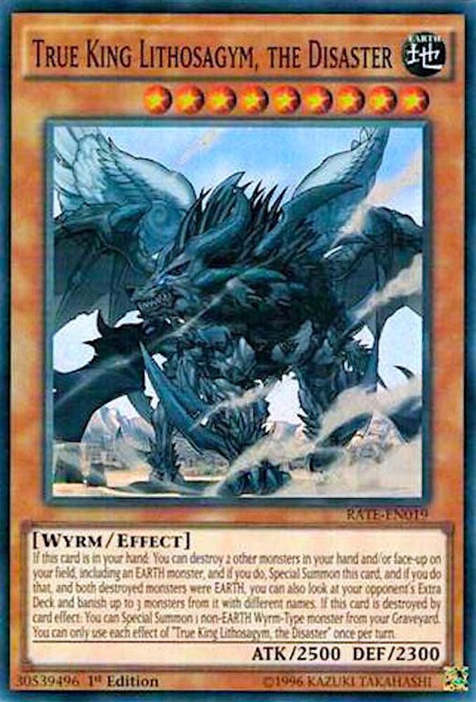 True King Lithosagym, the Disaster (RATE-EN019) - Super Rare