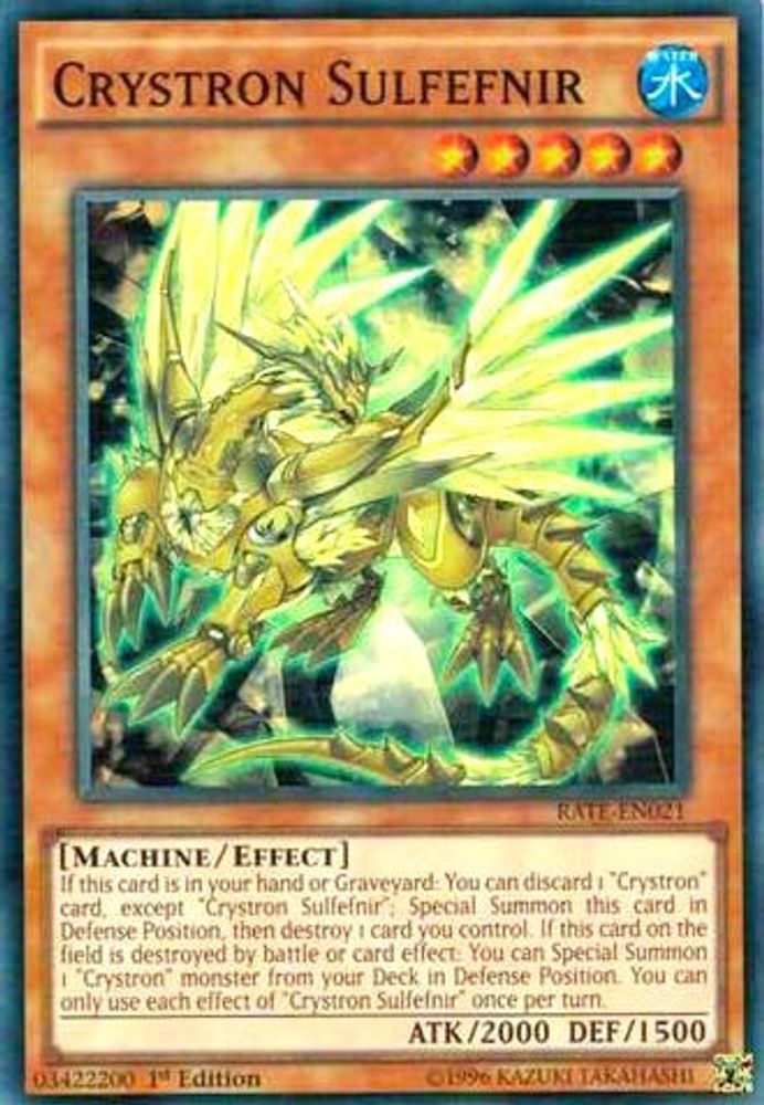 Crystron Sulfefnir (RATE-EN021) - Super Rare