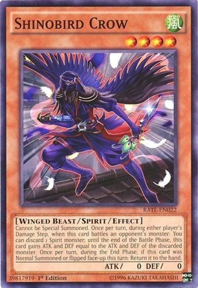Shinobird Crow (RATE-EN022) - Common