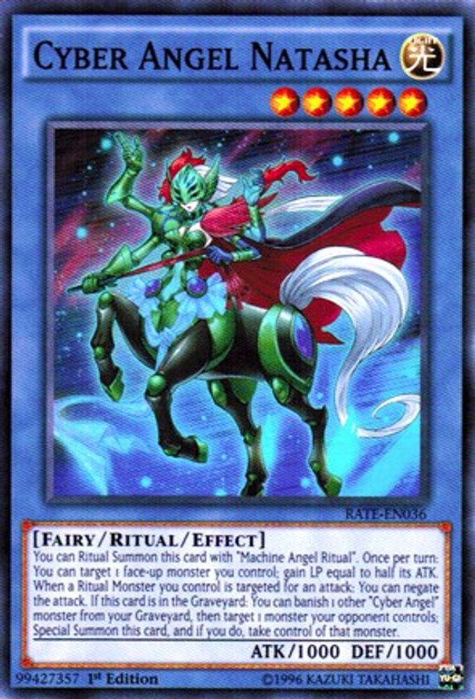 Cyber Angel Natasha (RATE-EN036) - Super Rare