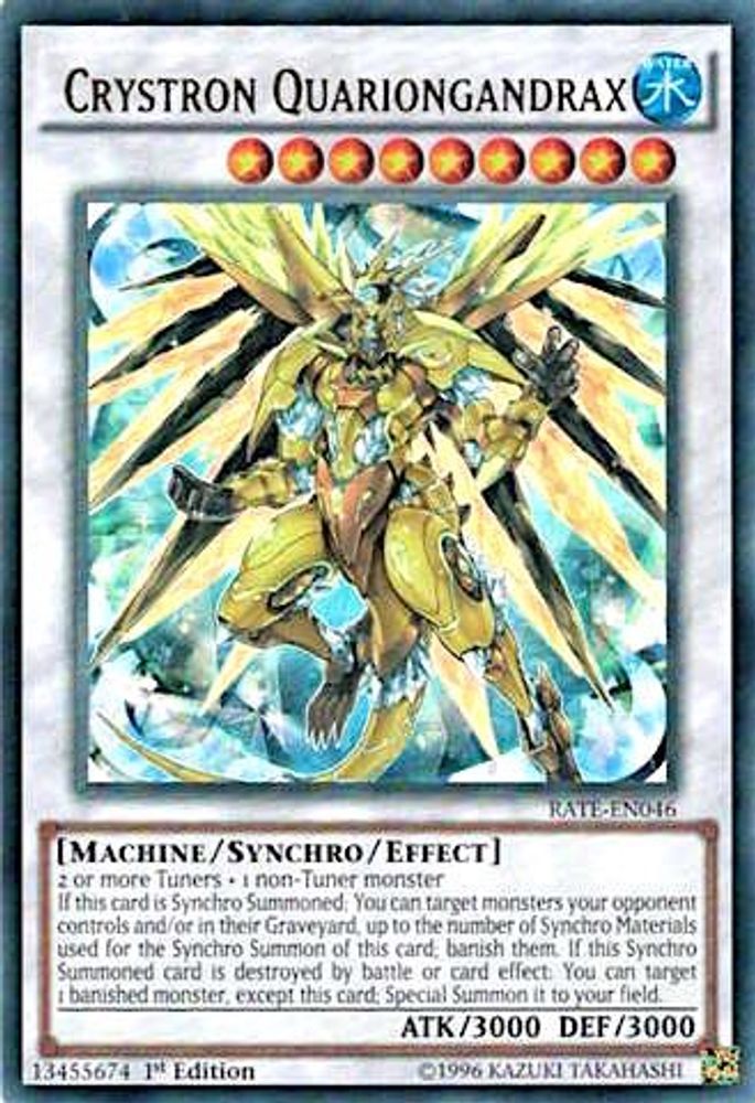 Crystron Quariongandrax (RATE-EN046) - Ultra Rare