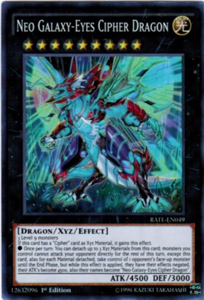 Neo Galaxy-Eyes Cipher Dragon (RATE-EN049) - Super Rare