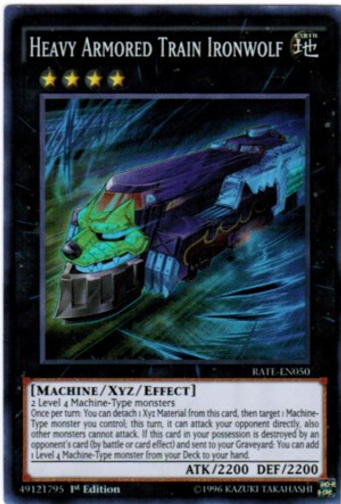 Heavy Armored Train Ironwolf (RATE-EN050) - Super Rare