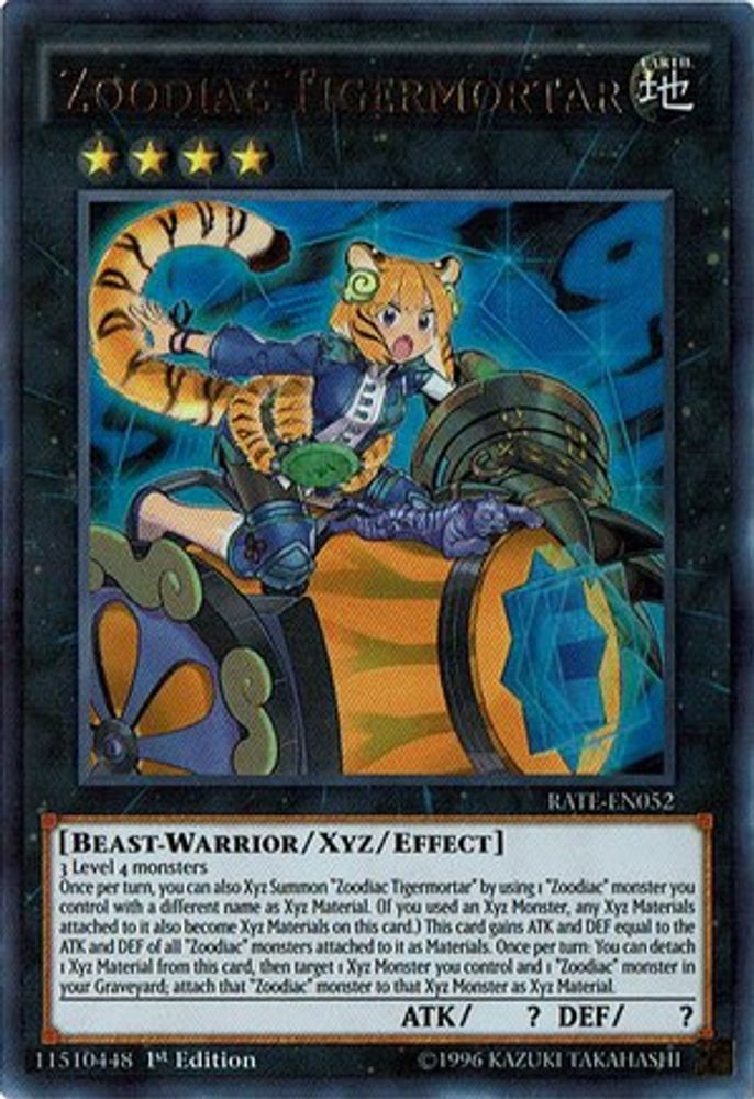 Zoodiac Tigermortar (RATE-EN052) - Ultra Rare
