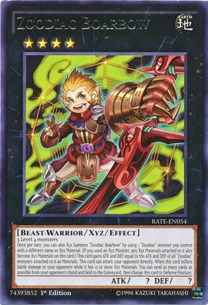 Zoodiac Boarbow (RATE-EN054) - Rare