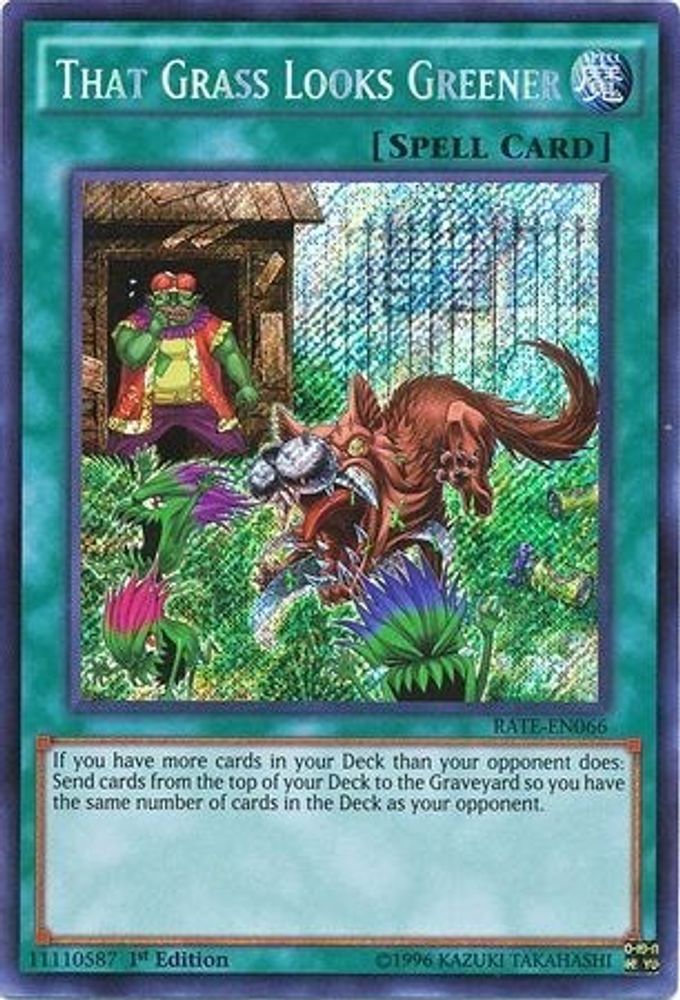 That Grass Looks Greener (RATE-EN066) - Secret Rare
