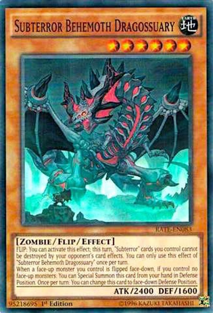 Subterror Behemoth Dragossuary (RATE-EN083) - Super Rare