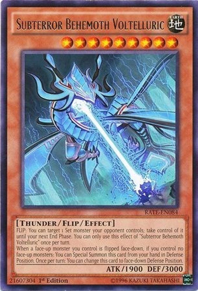 Subterror Behemoth Voltellurique [RATE-EN084] Rare 