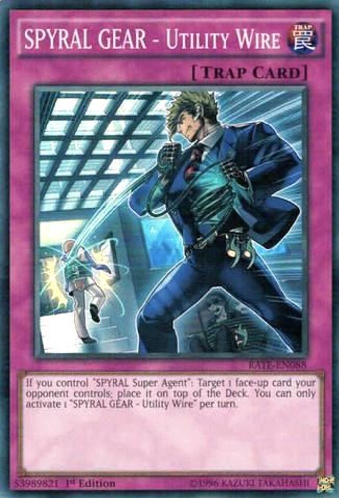 SPYRAL GEAR - Utility Wire (RATE-EN088) - Super Rare