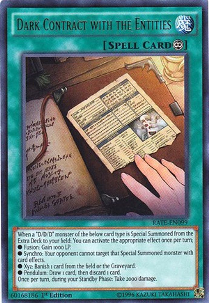 Contrat sombre avec les entités [RATE-EN099] Ultra Rare 