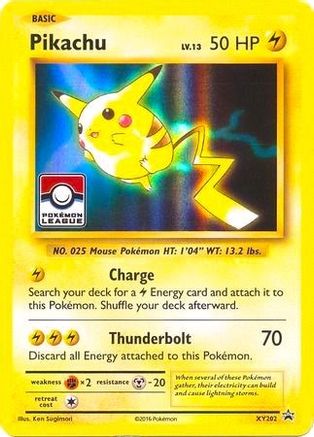 Pikachu (Pokemon League) XY202  - Holofoil - Promo