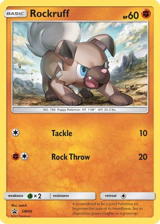 Rockruff - SM06  - Holofoil - Promo