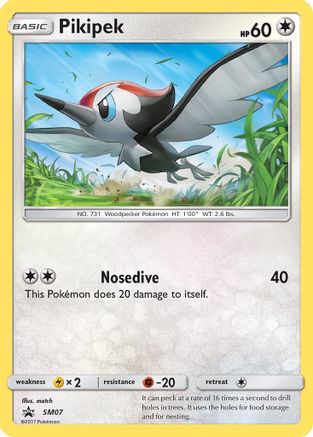 Pikipek SM07  - Holofoil - Promo