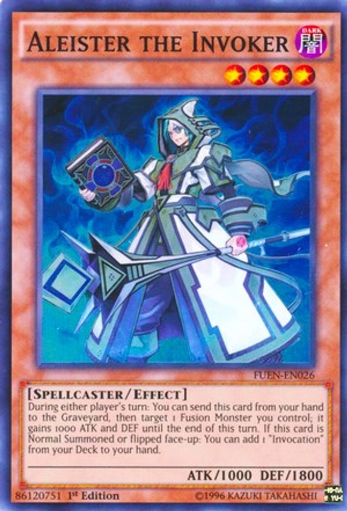 Aleister the Invoker (FUEN-EN026) - Super Rare