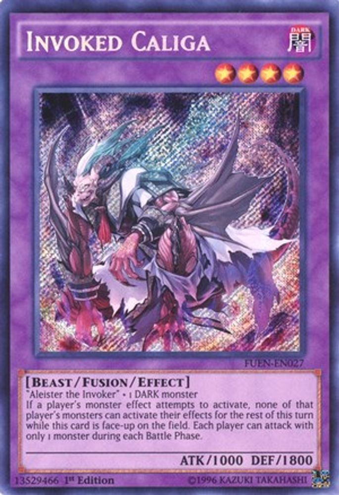 Invoked Caliga (FUEN-EN027) - Secret Rare