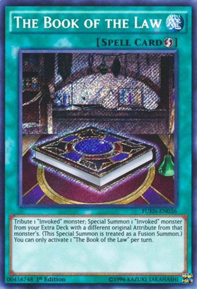 Le Livre de la Loi [FUEN-EN036] Secret Rare 
