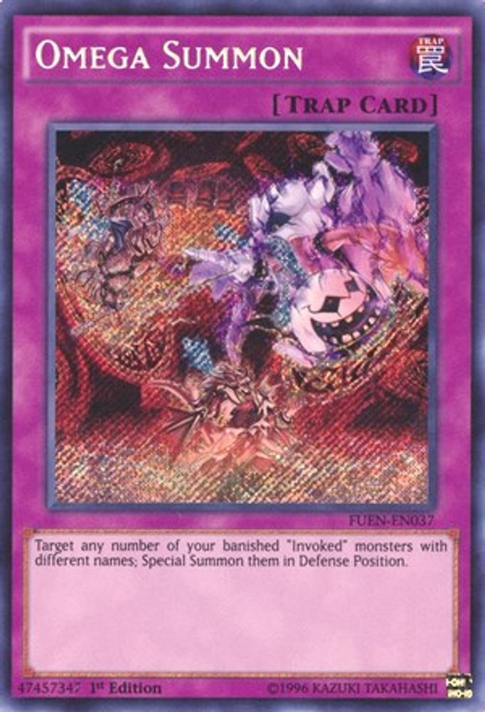 Invocation Omega [FUEN-EN037] Secret Rare 
