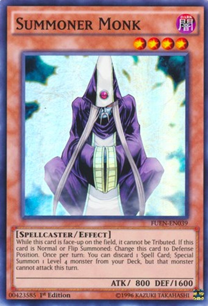 Moine invocateur [FUEN-EN039] Super Rare 