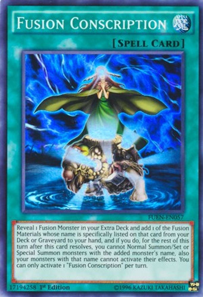Conscription Fusion [FUEN-EN057] Super Rare 
