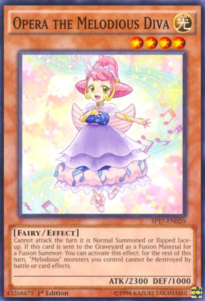 Opera la diva mélodieuse [SP17-EN020] Starfoil Rare 