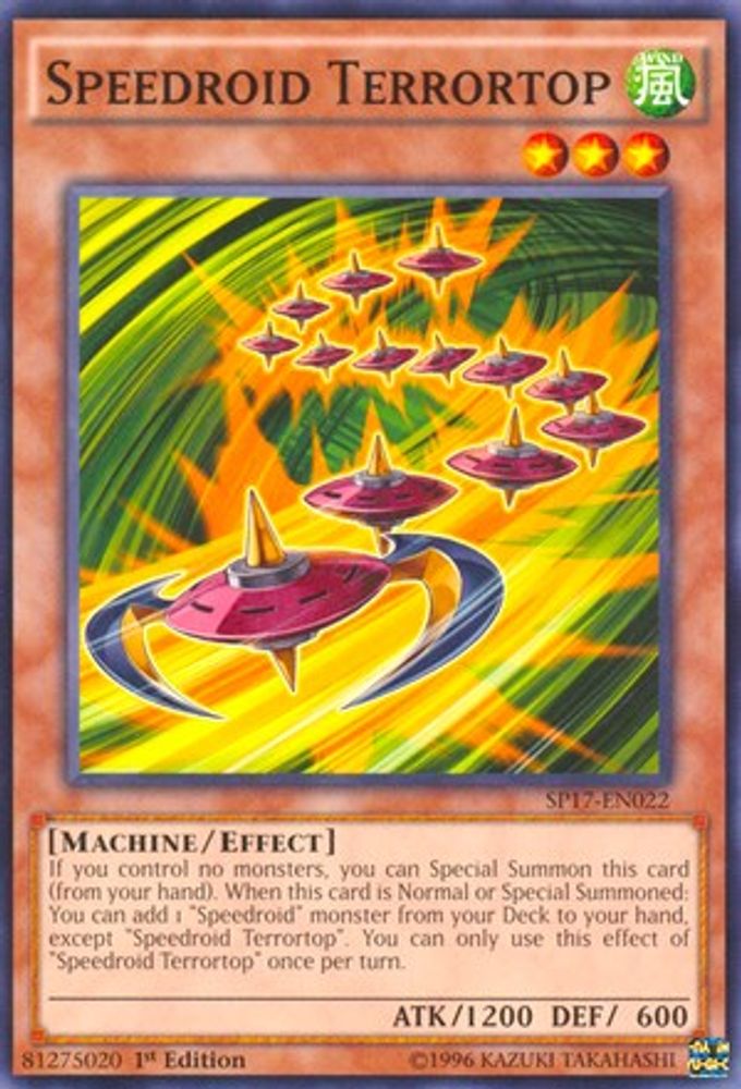 Speedroid Terrortop (Starfoil) (SP17-EN022) - Starfoil Rare