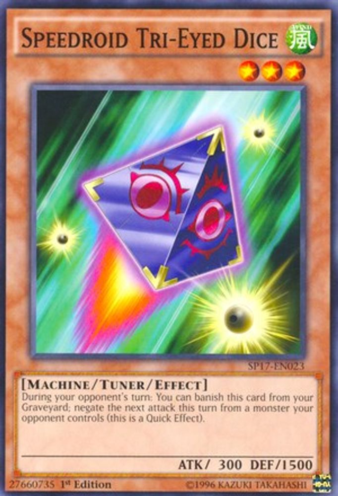 Speedroid Tri-Eyed Dice (SP17-EN023) - Common