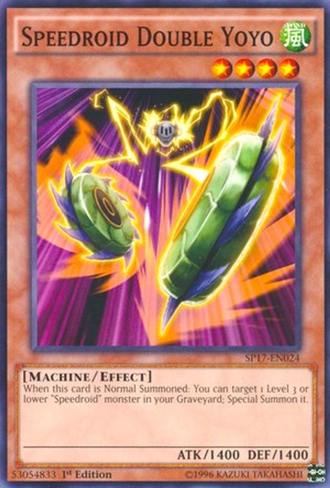 Speedroid Double Yoyo [SP17-EN024] Starfoil Rare 