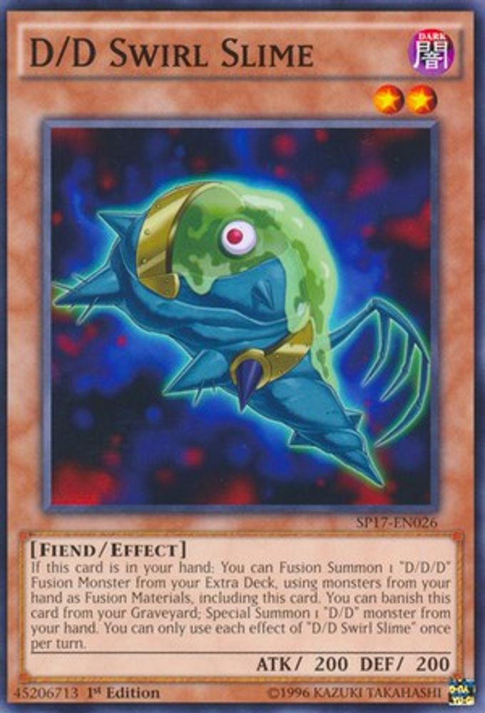 D/D Swirl Slime (Starfoil) (SP17-EN026) - Starfoil Rare