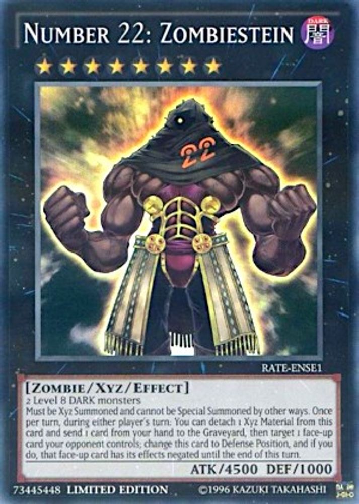 Number 22: Zombiestein (RATE-ENSE1) - Super Rare