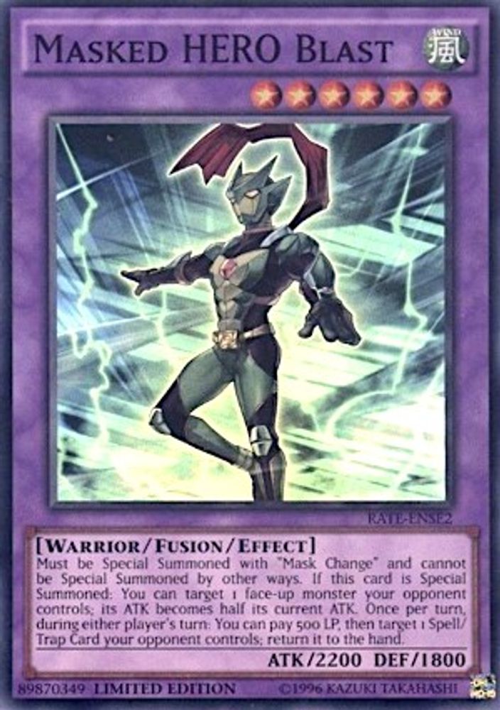 Masked HERO Blast (RATE-ENSE2) - Super Rare