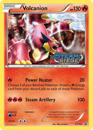 Volcanion (XY Steam Siege Prerelease)  - Holofoil - Promo