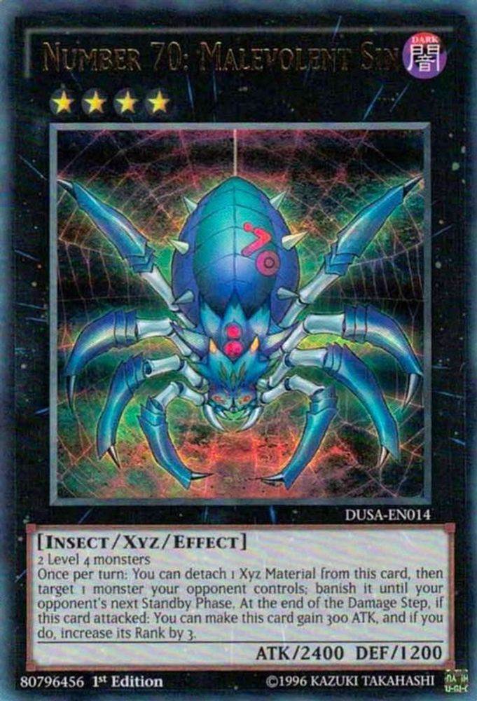 Numéro 70 : Péché malveillant [DUSA-EN014] Ultra Rare 