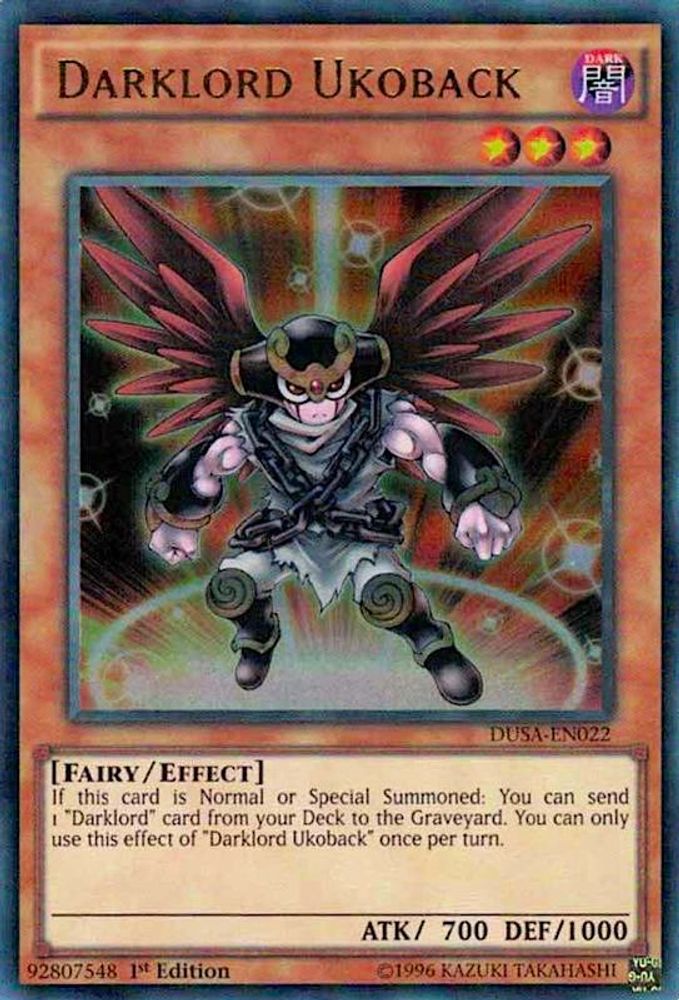 Darklord Ukoback (DUSA-EN022) - Ultra Rare