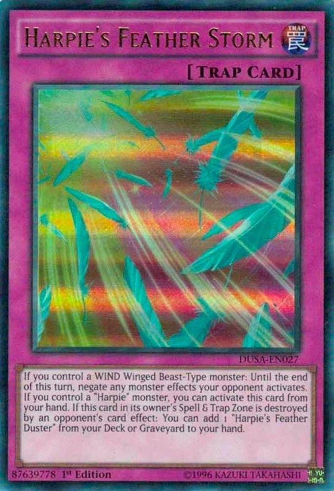 Tempête de plumes de Harpie [DUSA-EN027] Ultra Rare 