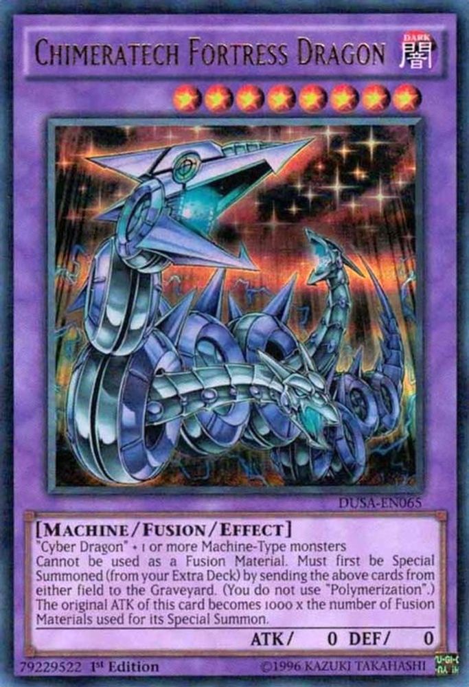 Dragon de forteresse Chimeratech [DUSA-EN065] Ultra rare 