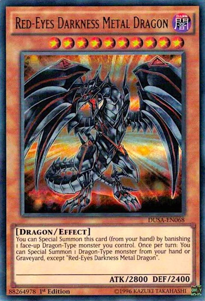 Red-Eyes Darkness Metal Dragon (DUSA-EN068) - Ultra Rare