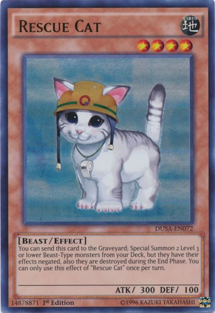 Rescue Cat (DUSA-EN072) - Ultra Rare