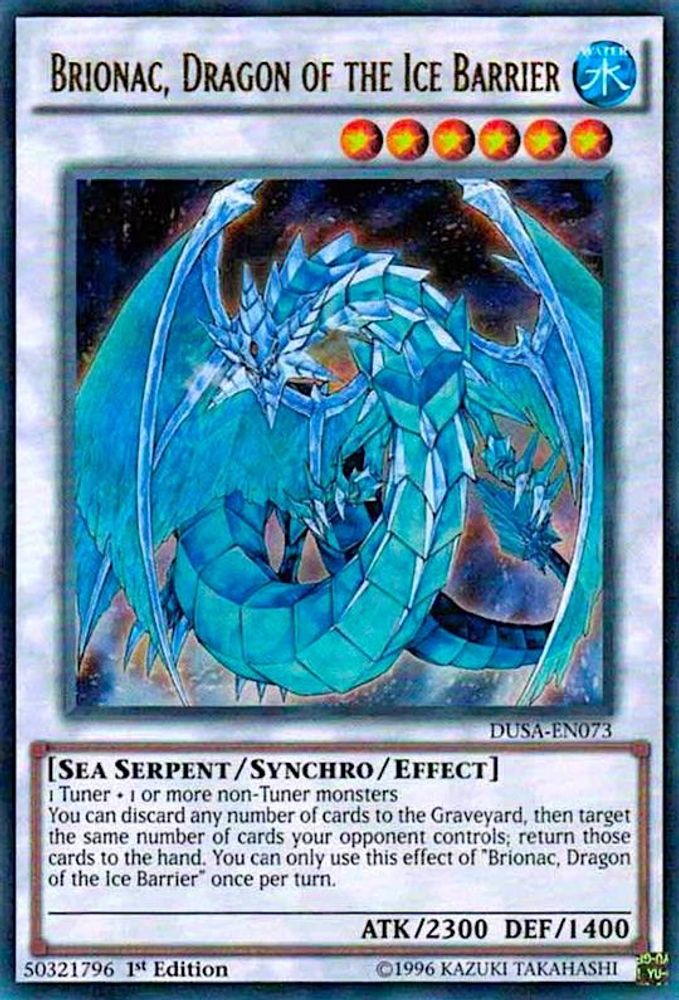 Brionac, Dragon of the Ice Barrier (DUSA-EN073) - Ultra Rare