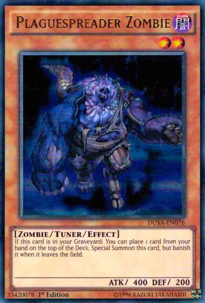 Plaguespreader Zombie (DUSA-EN076) - Ultra Rare