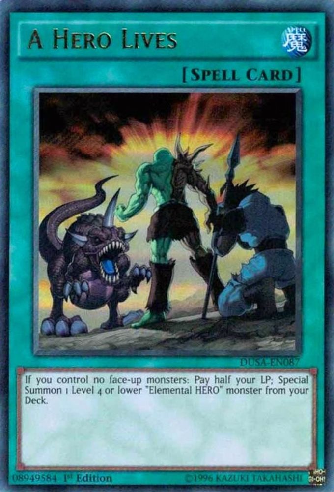 A Hero Lives (DUSA-EN087) - Ultra Rare