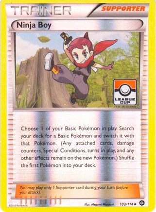 Ninja Boy - 103/114 (League Cup)/114  - Reverse Holofoil - Promo
