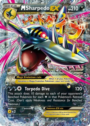 M Sharpedo EX XY200  - Holofoil - Promo