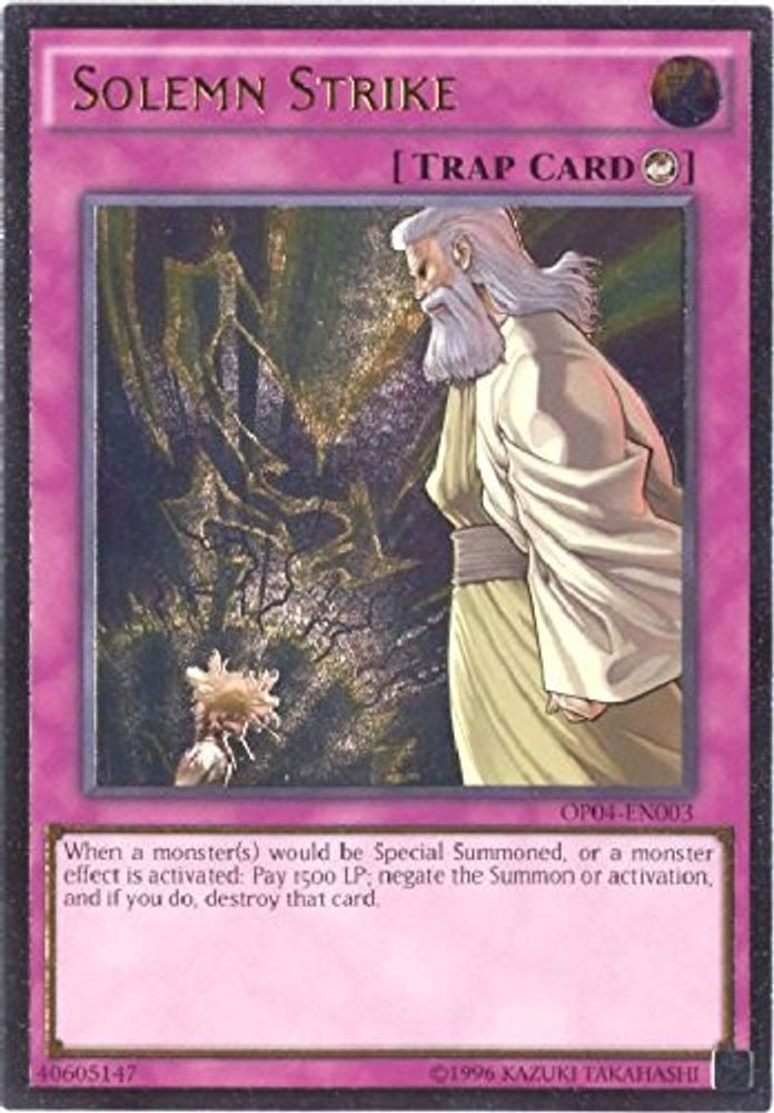 Solemn Strike (UTR) (OP04-EN003) - Ultimate Rare